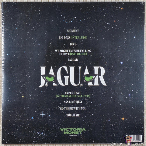 Victoria Monét – Jaguar vinyl record back cover