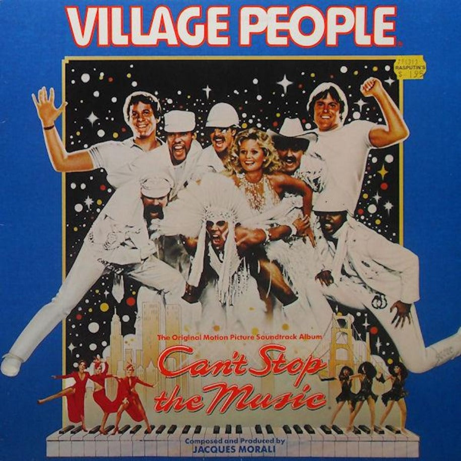 Village People ‎– Can't Stop The Music - The Original Soundtrack Album vinyl record front cover