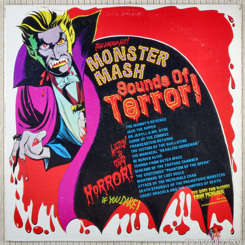 Wade Denning & Frank Daniel ‎– Monster Mash, Sounds Of Terror vinyl record front cover