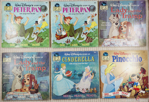 Various – Walt Disney Read Along Book And Record vinyl records