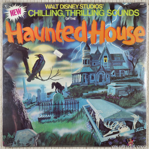 No Artist ‎– Walt Disney Studios' Chilling, Thrilling Sounds Of The Haunted House vinyl record front cover