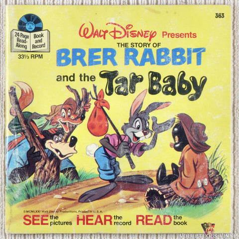 Various – The Story Of Brer Rabbit And The Tar Baby vinyl record front cover