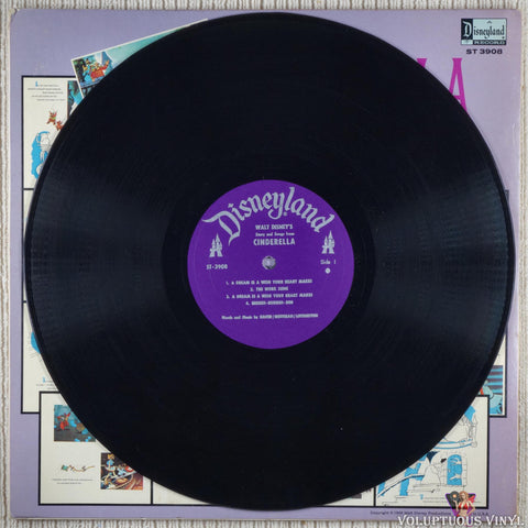 Various ‎– Walt Disney's Cinderella vinyl record