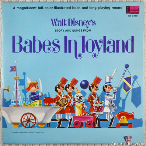 Unknown Artist ‎– Walt Disney's Story And Songs From Babes In Toyland vinyl record front cover