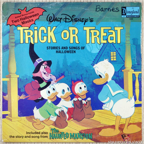 Unknown Artist ‎– Walt Disney's Trick Or Treat - Stories And Songs Of Halloween (1974)