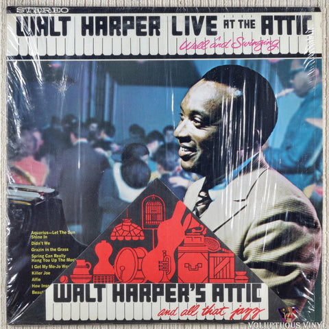 Walt Harper – Live At The Attic vinyl record front cover