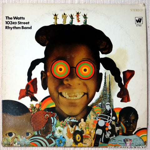 The Watts 103rd Street Rhythm Band ‎– Hot Heat And Sweet Groove vinyl record front cover