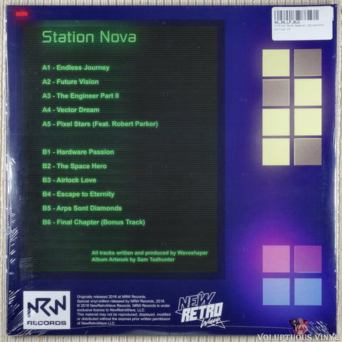 Waveshaper ‎– Station Nova vinyl record back cover