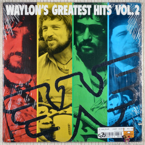 Waylon Jennings – Waylon's Greatest Hits Vol.2 vinyl record front cover