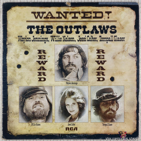 Waylon Jennings, Willie Nelson, Jessi Colter, Tompall Glaser ‎– Wanted! The Outlaws (1976)