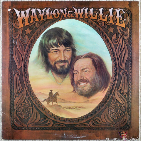 Waylon Jennings & Willie Nelson ‎– Waylon & Willie vinyl record front cover