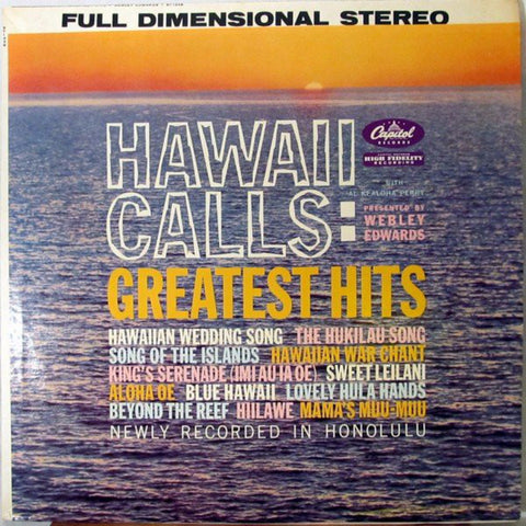Webley Edwards With Al Kealoha Perry – Hawaii Calls: Greatest Hits (1960) Stereo
