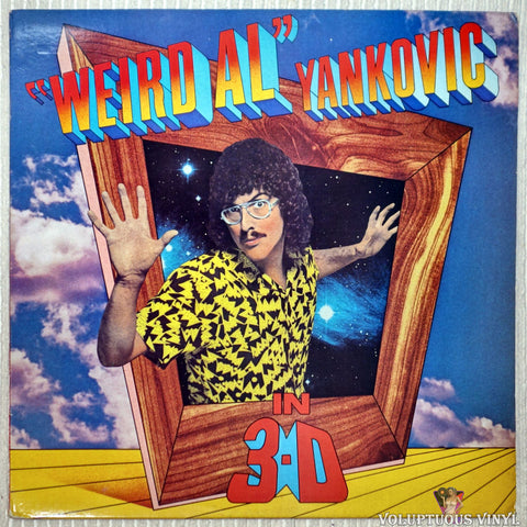Weird Al Yankovic ‎– In 3-D vinyl record front cover