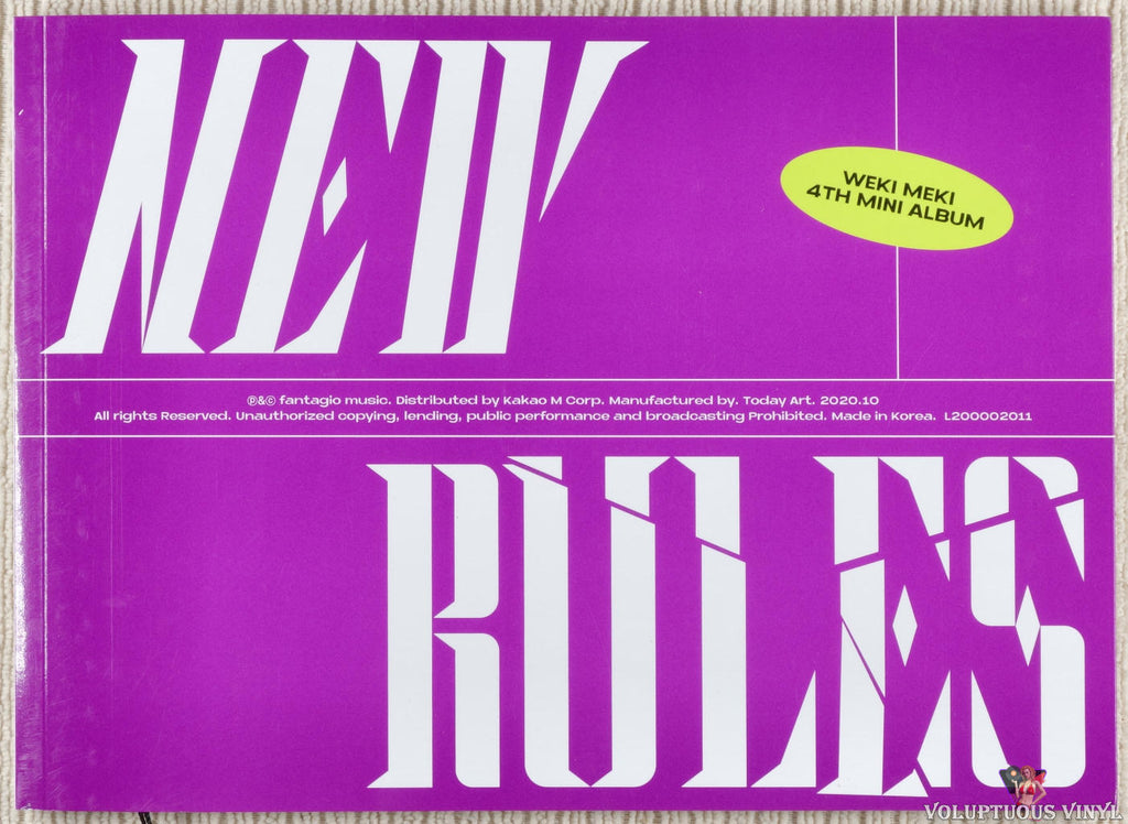 Weki Meki ‎– New Rules CD front cover