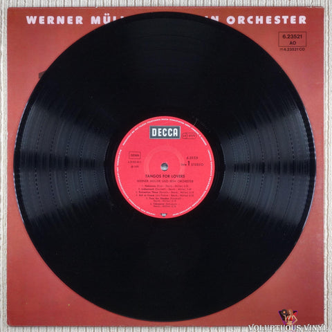 Werner Müller Und Sein Orchester – Tangos For Lovers vinyl record