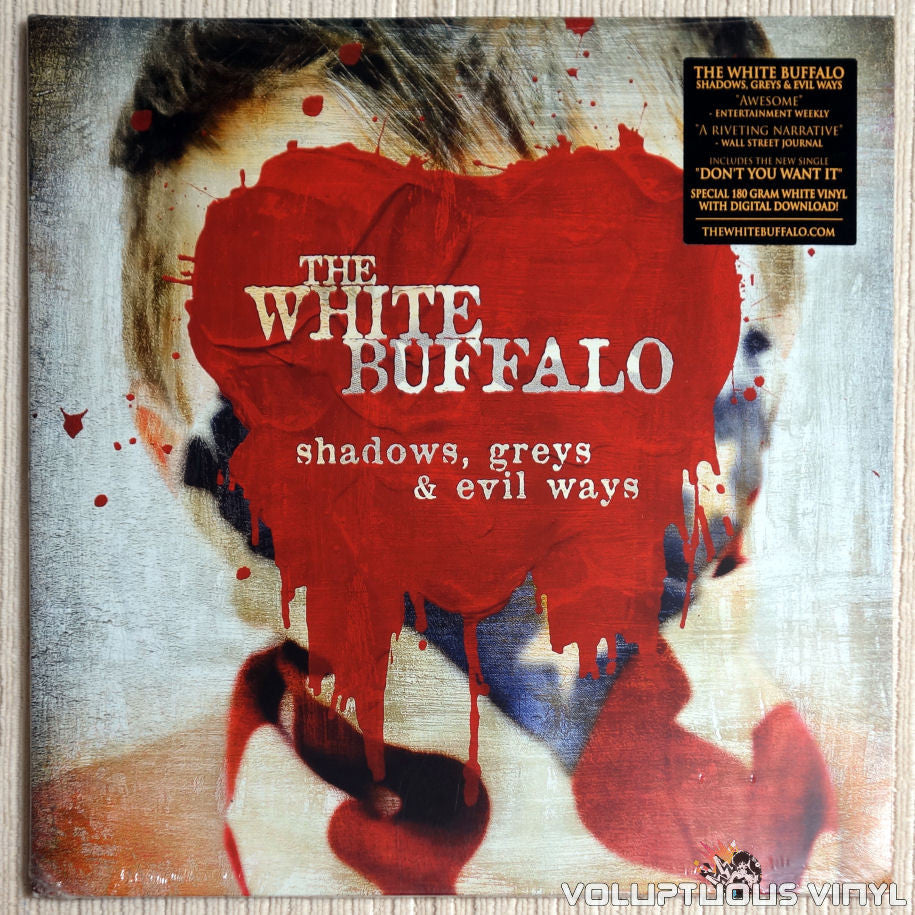 The White Buffalo ‎– Shadows, Greys & Evil Ways - Vinyl Record - Front Cover