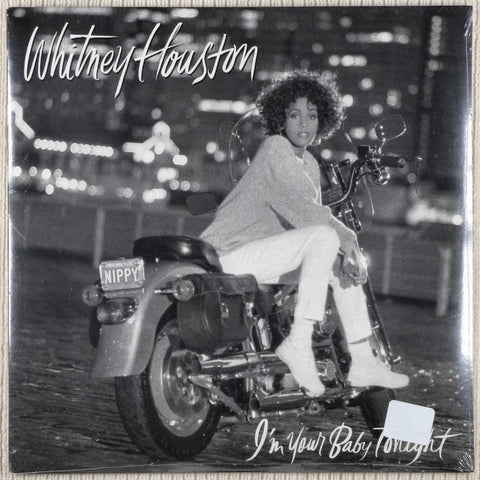 Whitney Houston ‎– I'm Your Baby Tonight vinyl record front cover