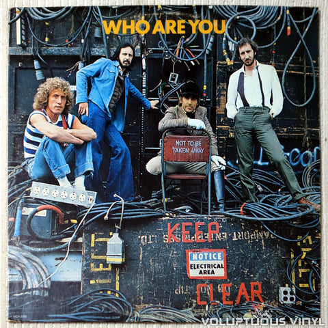 The Who ‎– Who Are You - Vinyl Record - Front Cover