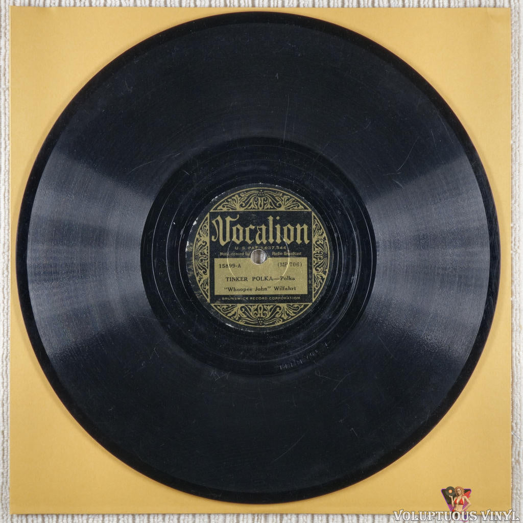 Whoopee John Wilfahrt – Tinker Polka / Clarinet Polka shellac Side A