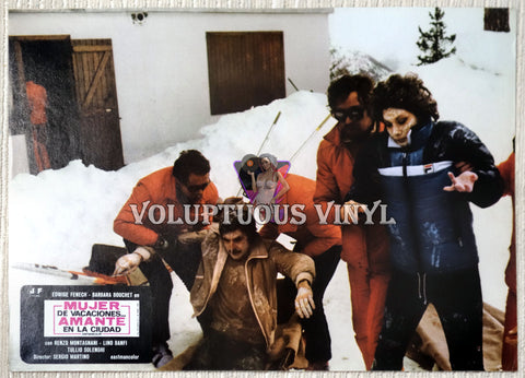 Wife On Vacation... Lover In Town - Spain Lobby Card - ski trip