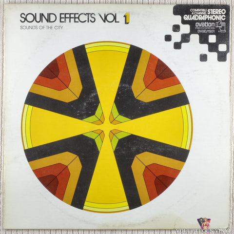 William Landow – Sound Effects Vol. 1: Sounds Of The City vinyl record front cover