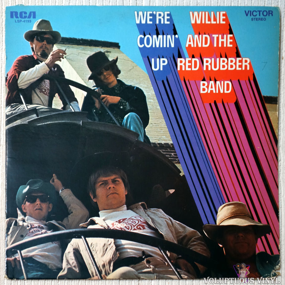 Willie And The Red Rubber Band ‎– We're Comin' Up vinyl record front cover