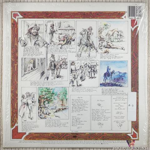 Willie Nelson ‎– Red Headed Stranger vinyl record back cover