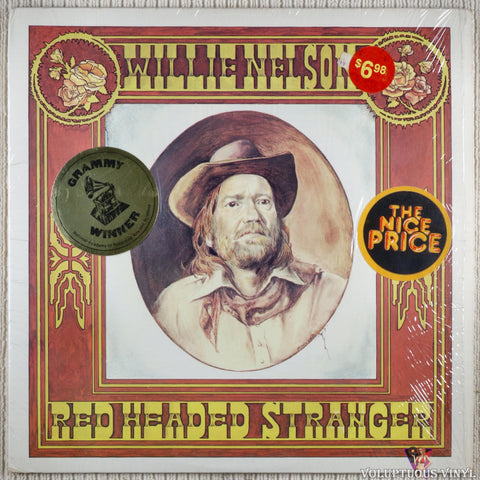 Willie Nelson ‎– Red Headed Stranger vinyl record front cover