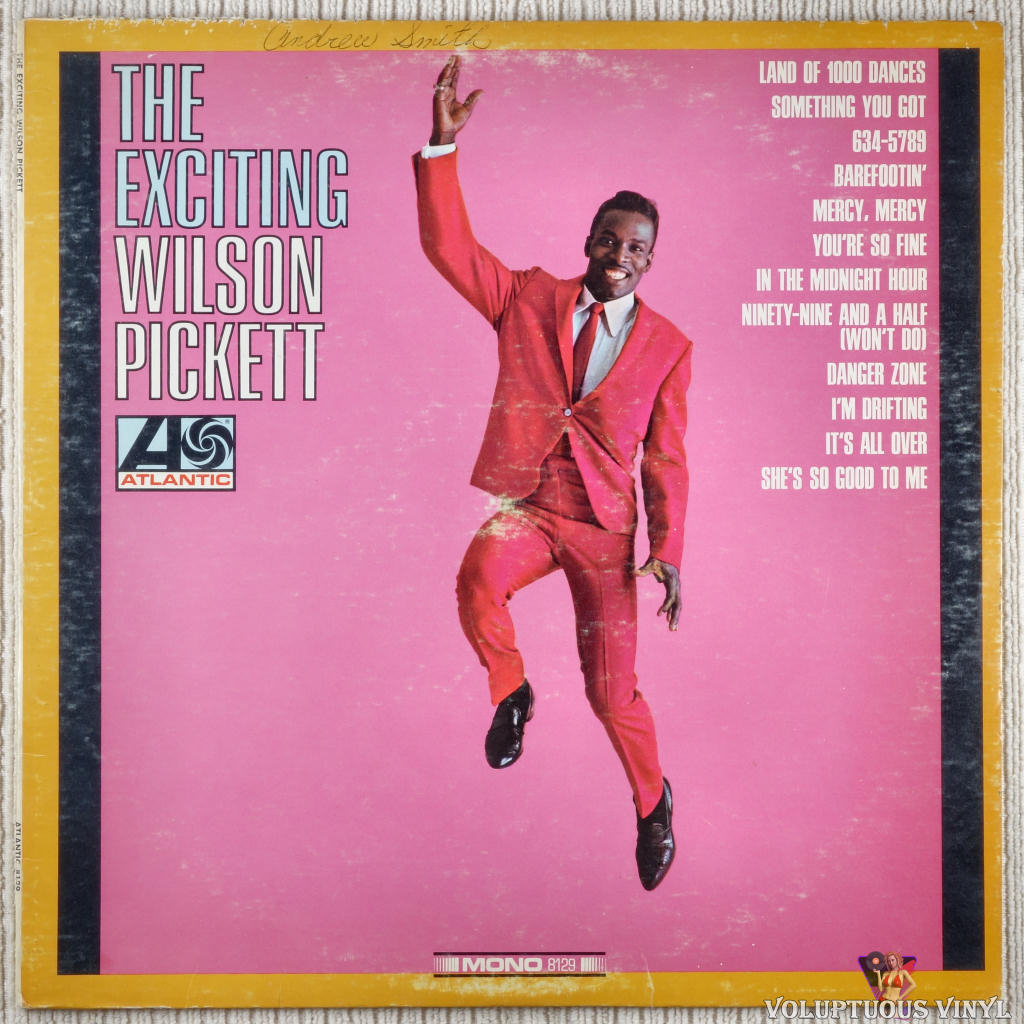 Wilson Pickett – The Exciting Wilson Pickett vinyl record front cover