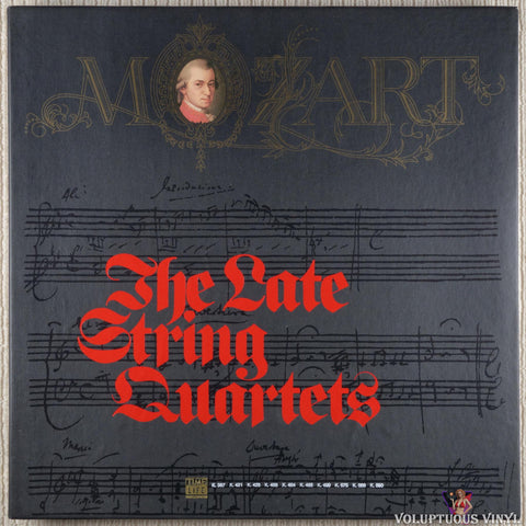 Wolfgang Amadeus Mozart, Alban Berg Quartet, Musikverein Quartet ‎– The Late String Quartets (1979) 5xLP