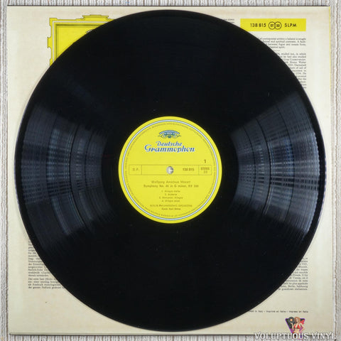 Wolfgang Amadeus Mozart • Karl Böhm, Berliner Philharmoniker – Symphonien Nr. 40 G-Moll (In G Minor) Nr. 41 Jupiter vinyl record