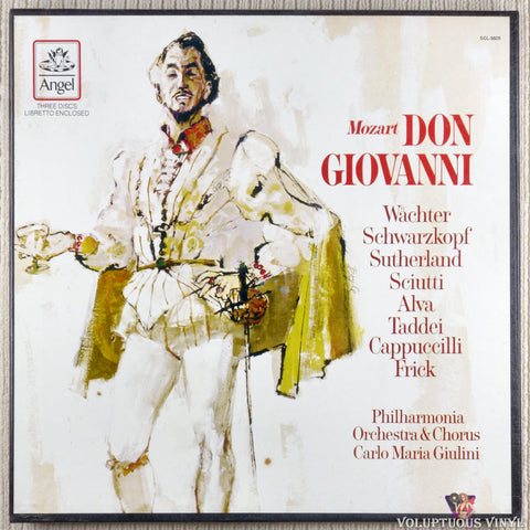 Wolfgang Amadeus Mozart - Philharmonia Orchestra And Chorus, Carlo Maria Giulini – Don Giovanni vinyl record front cover