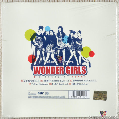 Wonder Girls ‎– 2 Different Tears CD back cover