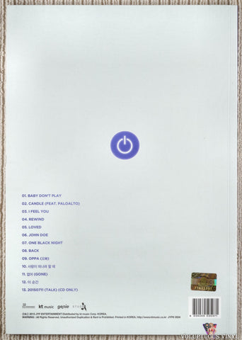 Wonder Girls ‎– Reboot CD back cover