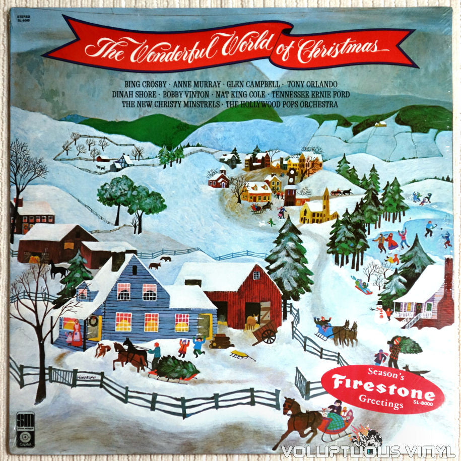 Various ‎– The Wonderful World Of Christmas - Vinyl Record - Front Cover