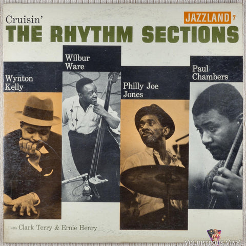 Wynton Kelly, Wilbur Ware, Philly Joe Jones, Paul Chambers With Clark Terry & Ernie Henry ‎– Cruisin' The Rhythm Sections vinyl record front cover