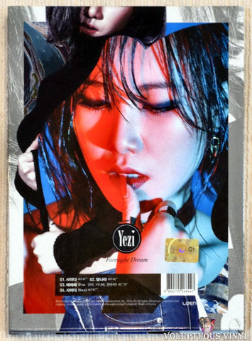 Yezi ‎– Foresight Dream CD back cover