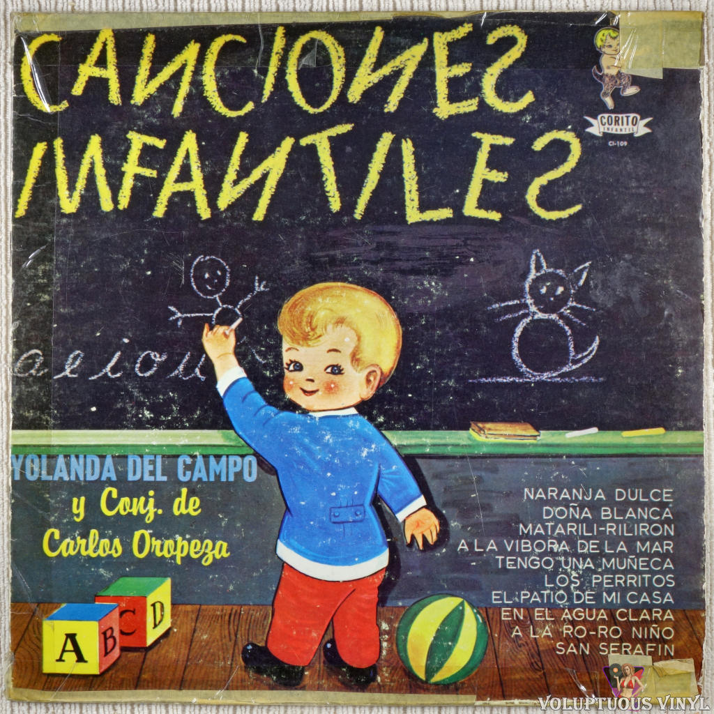 Yolanda Del Campo, Carlos Oropeza – Canciones Infantiles vinyl record front cover