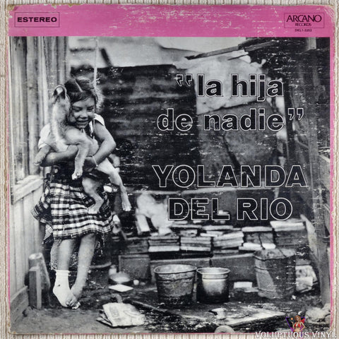 Yolanda Del Rio Con El Mariachi Vargas De Tecalitlan ‎– La Hija De Nadie vinyl record front cover