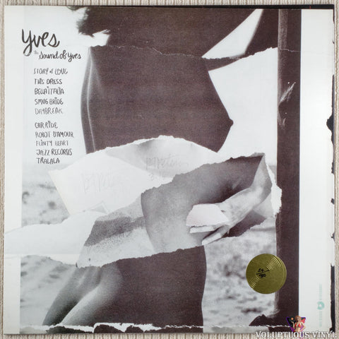 Yves ‎– The Sound of Yves vinyl record back cover