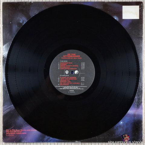 ZZ Top ‎– Afterburner vinyl record